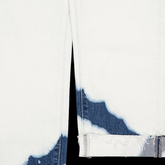 MOTHER DENIM THE CHASER ANKLE CUFF FRAY Clouds In My Coffee - Picture 4 of 5